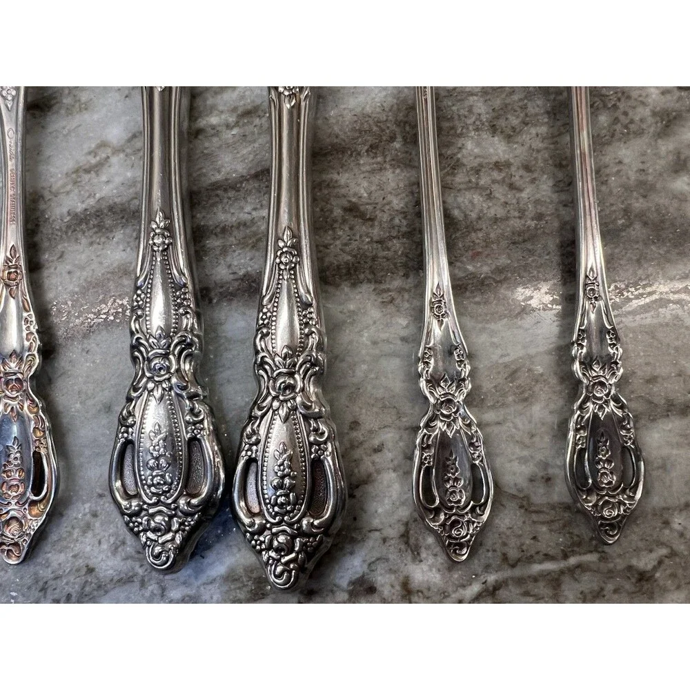 Oneida Community Brahms Stainless Flatware Setting For 2 See Pics & Description
